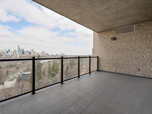 503 10035 Saskatchewan Drive, Edmonton, AB - Outdoor With Balcony With Exterior