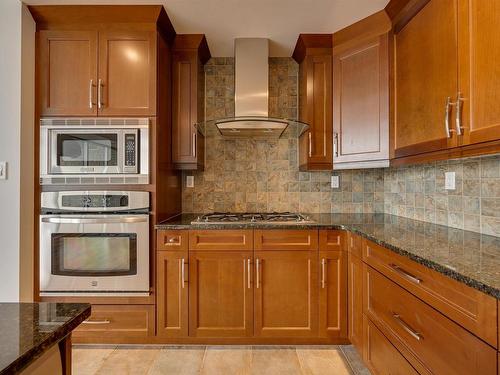 503 10035 Saskatchewan Drive, Edmonton, AB - Indoor Photo Showing Kitchen