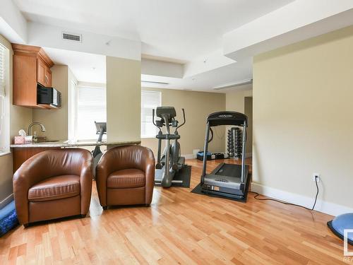 503 10035 Saskatchewan Drive, Edmonton, AB - Indoor Photo Showing Gym Room