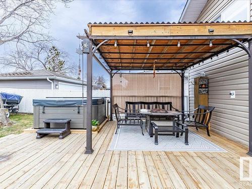 3608 41 Street, Leduc, AB - Outdoor With Deck Patio Veranda With Exterior