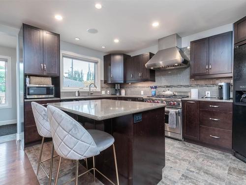 7416 104A Avenue, Edmonton, AB - Indoor Photo Showing Kitchen With Upgraded Kitchen