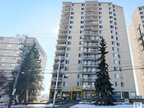 505 12121 Jasper Avenue, Edmonton, AB - Outdoor With Balcony With Facade