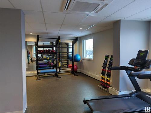 505 12121 Jasper Avenue, Edmonton, AB - Indoor Photo Showing Gym Room