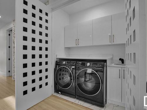 115 38 Street, Edmonton, AB - Indoor Photo Showing Laundry Room