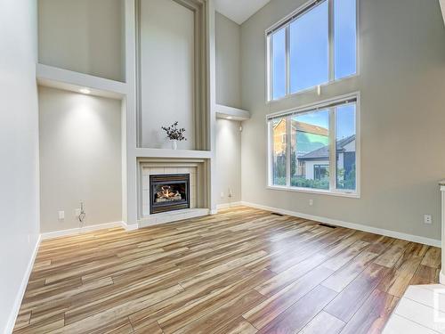 164 Darlington Crescent, Edmonton, AB - Indoor With Fireplace