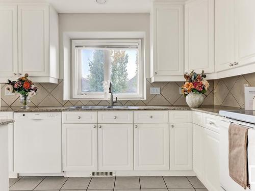 164 Darlington Crescent, Edmonton, AB - Indoor Photo Showing Kitchen With Double Sink