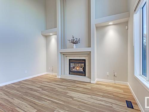 164 Darlington Crescent, Edmonton, AB - Indoor Photo Showing Other Room With Fireplace