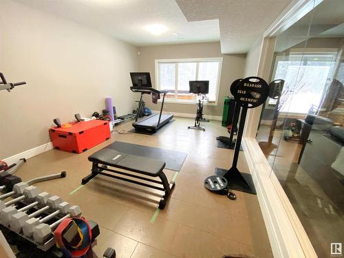 2 53120 Rge Road 15, Rural Parkland County, AB - Indoor Photo Showing Gym Room