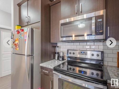 311 812 Welsh Drive, Edmonton, AB - Indoor Photo Showing Kitchen With Stainless Steel Kitchen