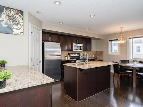 5421 3 Avenue, Edmonton, AB - Indoor Photo Showing Kitchen With Stainless Steel Kitchen