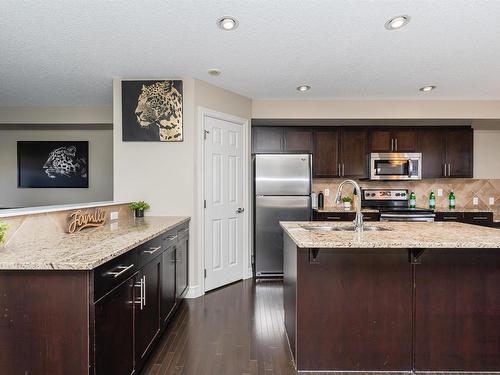 5421 3 Avenue, Edmonton, AB - Indoor Photo Showing Kitchen With Stainless Steel Kitchen