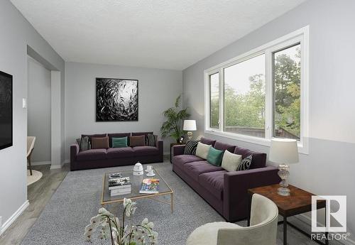 9 8115 144 Avenue, Edmonton, AB - Indoor Photo Showing Living Room