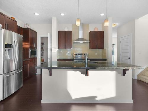 1404 29 Street, Edmonton, AB - Indoor Photo Showing Kitchen With Stainless Steel Kitchen With Upgraded Kitchen