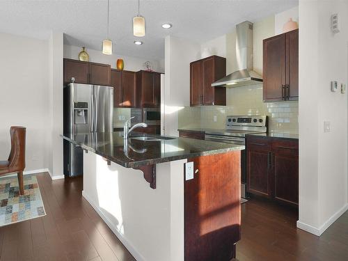 1404 29 Street, Edmonton, AB - Indoor Photo Showing Kitchen With Stainless Steel Kitchen