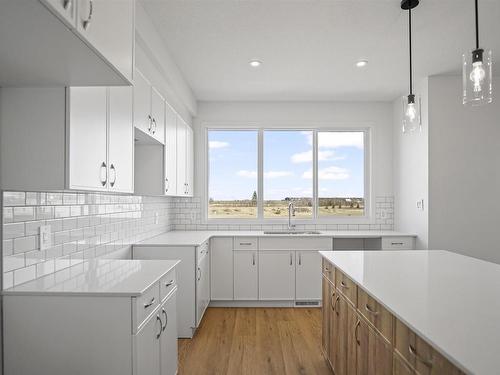 270 Sunland Way, Sherwood Park, AB - Indoor Photo Showing Kitchen With Upgraded Kitchen