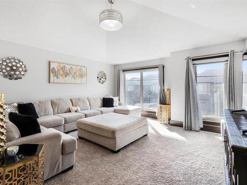 3223 Allan Way, Edmonton, AB - Indoor Photo Showing Living Room