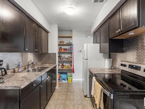 3 14305 82 Street, Edmonton, AB - Indoor Photo Showing Kitchen With Double Sink With Upgraded Kitchen