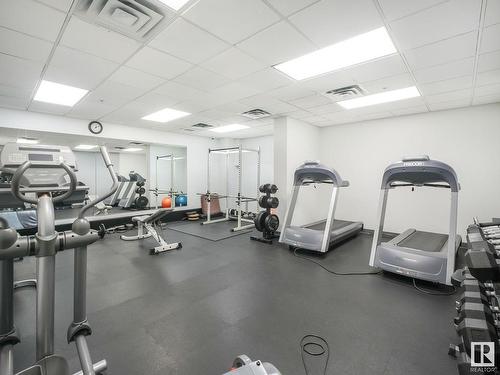 2008 10180 104 Street, Edmonton, AB - Indoor Photo Showing Gym Room