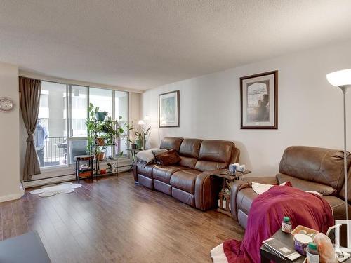 204 9903 104 Street, Edmonton, AB - Indoor Photo Showing Living Room