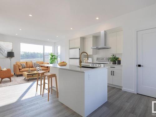 69 5 Rondeau Drive, St. Albert, AB - Indoor Photo Showing Kitchen With Upgraded Kitchen