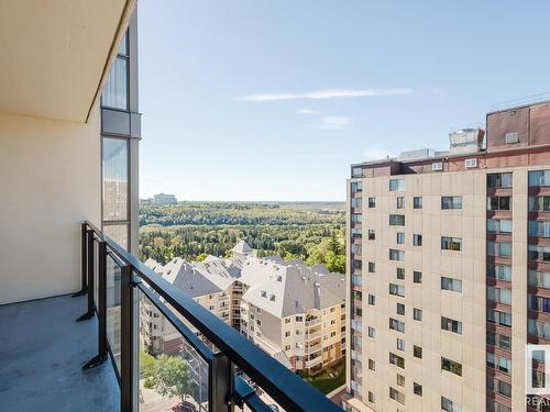 1403 10046 117 Street, Edmonton, AB - Outdoor With Balcony With View