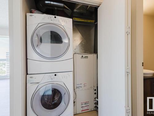 1403 10046 117 Street, Edmonton, AB - Indoor Photo Showing Laundry Room