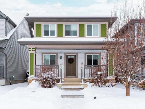 9864 221 Street, Edmonton, AB - Outdoor With Deck Patio Veranda With Facade