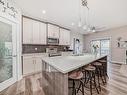 154 Spruce Gardens Crescent, Spruce Grove, AB  - Indoor Photo Showing Kitchen With Double Sink With Upgraded Kitchen 