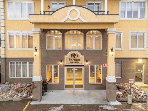 315 9820 165 Street, Edmonton, AB - Outdoor With Balcony With Facade