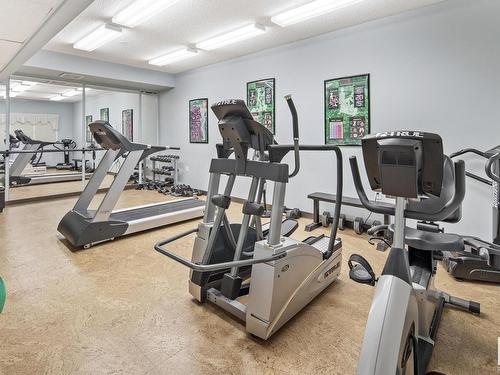 315 9820 165 Street, Edmonton, AB - Indoor Photo Showing Gym Room