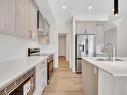 4855 Hawthorn Bend, Edmonton, AB  - Indoor Photo Showing Kitchen With Stainless Steel Kitchen With Double Sink With Upgraded Kitchen 