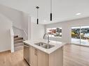 4855 Hawthorn Bend, Edmonton, AB  - Indoor Photo Showing Kitchen With Double Sink 