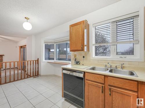 7223 152B Avenue, Edmonton, AB - Indoor Photo Showing Kitchen With Double Sink