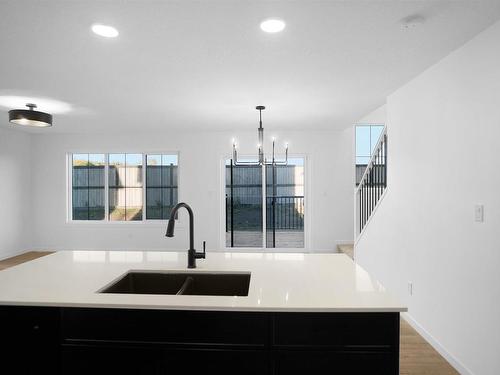 16 905 172 Street, Edmonton, AB - Indoor Photo Showing Kitchen With Double Sink