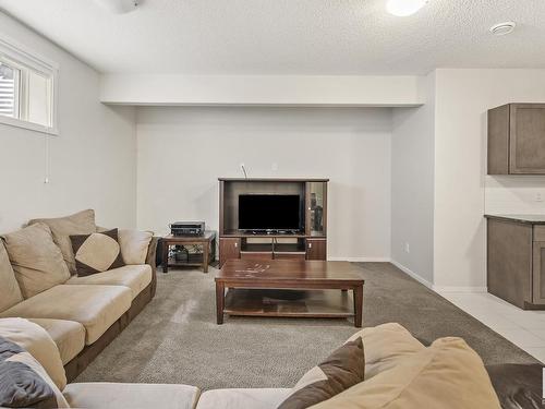 4904 Crabapple Lane, Edmonton, AB - Indoor Photo Showing Living Room