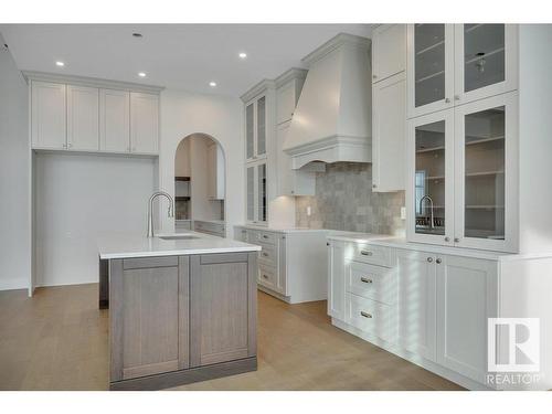 5 Jardin Place, St. Albert, AB - Indoor Photo Showing Kitchen With Upgraded Kitchen