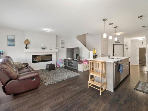 2076 Price Landing, Edmonton, AB - Indoor With Fireplace