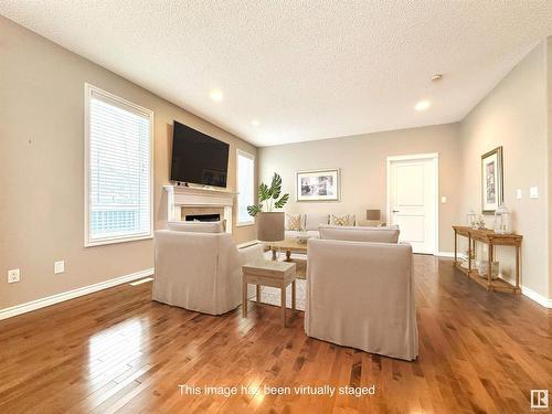 1 1251 Rutherford Road, Edmonton, AB - Indoor With Fireplace