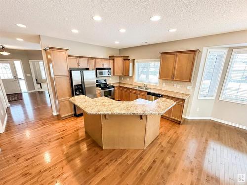 1 1251 Rutherford Road, Edmonton, AB - Indoor Photo Showing Kitchen With Double Sink