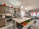 44 8209 217 Street, Edmonton, AB  - Indoor Photo Showing Kitchen With Stainless Steel Kitchen With Double Sink With Upgraded Kitchen 