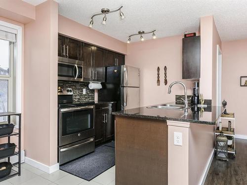 118 12045 22 Avenue, Edmonton, AB - Indoor Photo Showing Kitchen