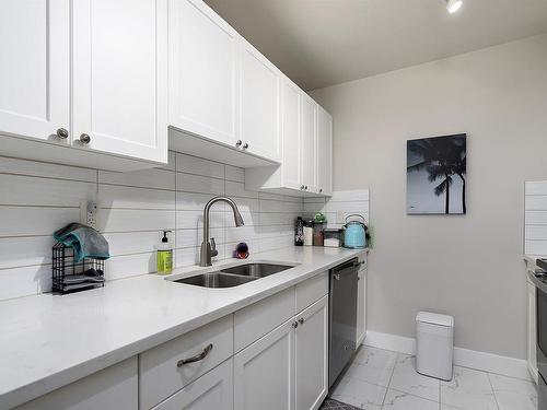 6328 184 Street, Edmonton, AB - Indoor Photo Showing Kitchen With Double Sink