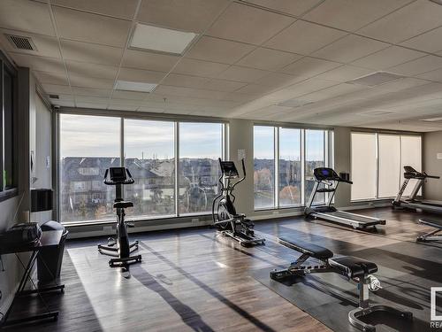 414 5151 Windermere Boulevard, Edmonton, AB - Indoor Photo Showing Gym Room