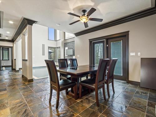 1086 Genesis Lake Boulevard, Stony Plain, AB - Indoor Photo Showing Dining Room