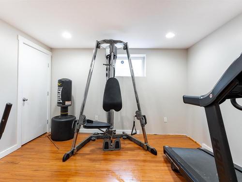 8732 10 Avenue, Edmonton, AB - Indoor Photo Showing Gym Room