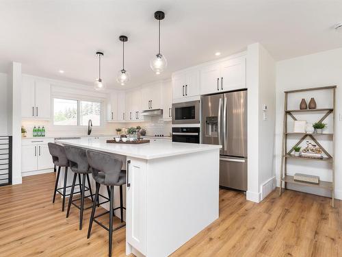 9216 72 Street, Edmonton, AB - Indoor Photo Showing Kitchen With Upgraded Kitchen