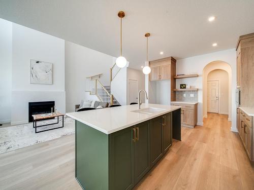 77 Chelles Wynd, St. Albert, AB - Indoor Photo Showing Kitchen