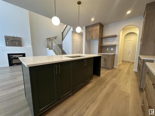 77 Chelles Wynd, St. Albert, AB - Indoor Photo Showing Kitchen