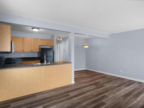 188 230 Edwards Drive Sw, Edmonton, AB - Indoor Photo Showing Kitchen With Double Sink