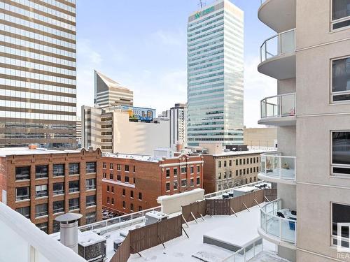 604 10152 104 Street, Edmonton, AB - Outdoor With Balcony